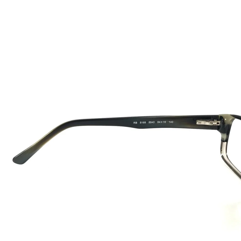 Ray-Ban Eyeglasses Frames RB5169 5540 Black Beige Rectangle Full Rim 54-16-140